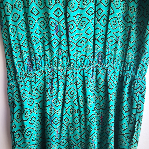 ANTHROPOLOGIE Plenty Tracy Reese Teal Romper - Picture 6 of 9